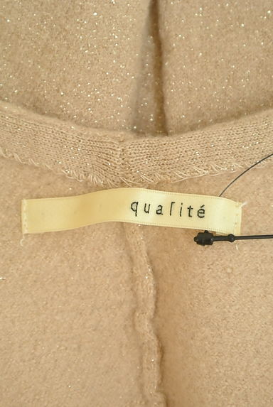 qualite（カリテ）の古着「ラウンドヘム袖ボリュームラメニット（ニット）」大画像６へ