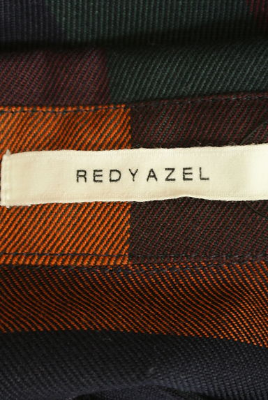 REDYAZEL（レディアゼル）の古着「スキッパーカラー七分袖チェックシャツロングワンピ（ワンピース・チュニック）」大画像６へ