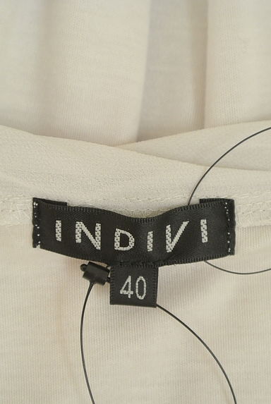 INDIVI（インディヴィ）の古着「フロントツイストカットソー（カットソー・プルオーバー）」大画像６へ