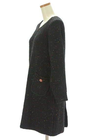 Jocomomola（ホコモモラ）の古着「ラグラン袖チュニック丈ミックスセーター（セーター）」大画像３へ