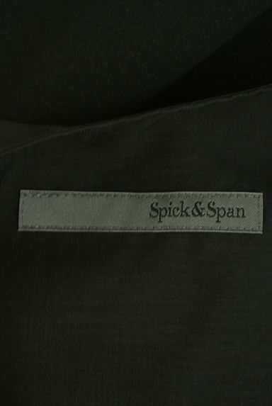 Spick and Span（スピック＆スパン）の古着「フレンチスリーブドレープ膝丈ワンピース（ワンピース・チュニック）」大画像６へ