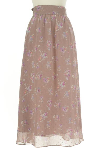 WILLSELECTION（ウィルセレクション）の古着「花柄ドビーシフォンロングスカート（ロングスカート・マキシスカート）」大画像１へ