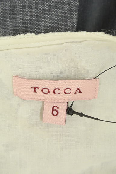 TOCCA（トッカ）の古着「レース切替膝下丈バイカラーワンピース（ワンピース・チュニック）」大画像６へ