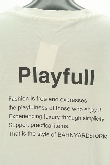 BARNYARDSTORM（バンヤードストーム）の古着「バックロゴミドル丈Tシャツ（Ｔシャツ）」大画像５へ