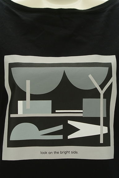 BARNYARDSTORM（バンヤードストーム）の古着「ミドル丈ラウンドヘムプリントTシャツ（Ｔシャツ）」大画像４へ