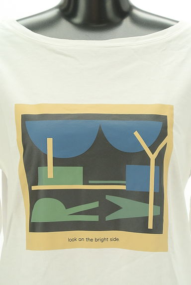 BARNYARDSTORM（バンヤードストーム）の古着「ラウンドヘムプリントTシャツ（Ｔシャツ）」大画像４へ