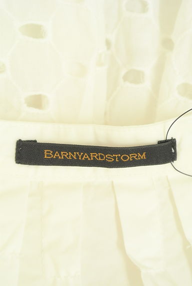BARNYARDSTORM（バンヤードストーム）の古着「レースボリューム袖スキッパーカラーカットソー（カットソー・プルオーバー）」大画像６へ