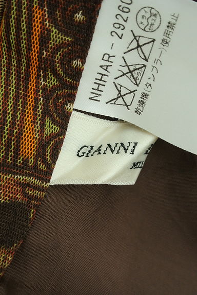 GIANNI LO GIUDICE（ジャンニロジュディチェ）の古着「エスニック柄プリーツシフォンスカート（スカート）」大画像６へ