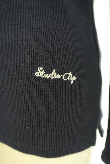 studio CLIP（スタディオクリップ）の古着「ロゴ刺繍タートルネックリブカットソー（カットソー・プルオーバー）」大画像５へ