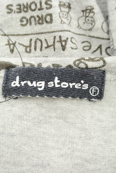 drug store's（ドラッグストアーズ）の古着「ぶたさん総プリントＴシャツワンピ（Ｔシャツ）」大画像６へ