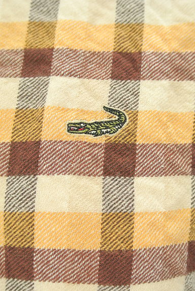 Crocodile（クロコダイル）の古着「ハイネックチェック柄シワ加工シャツ（カジュアルシャツ）」大画像４へ