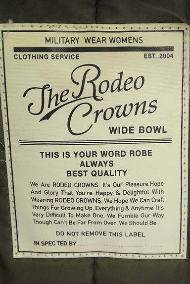 RODEO CROWNS（ロデオクラウン）の古着「ミドル丈ミリタリーブルゾン（ブルゾン・スタジャン）」大画像６へ