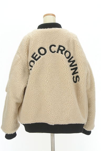 RODEO CROWNS（ロデオクラウン）の古着「バックロゴ刺繍ビッグボアブルゾン（ブルゾン・スタジャン）」大画像２へ