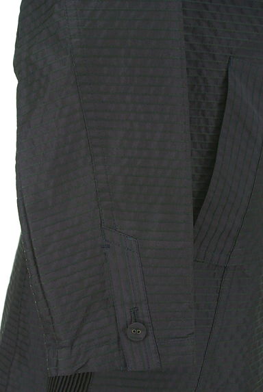 HIROKO BIS（ヒロコビス）の古着「サイドリブ切替スタンドカラーコート（コート）」大画像５へ