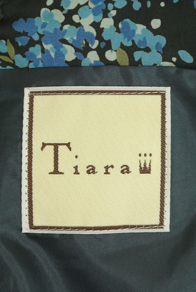 Tiara（ティアラ）の古着「花模様ノースリギャザーワンピース（ワンピース・チュニック）」大画像６へ