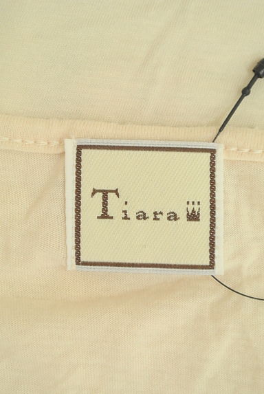 Tiara（ティアラ）の古着「フロントリボンフレンチスリーブカットソー（カットソー・プルオーバー）」大画像６へ