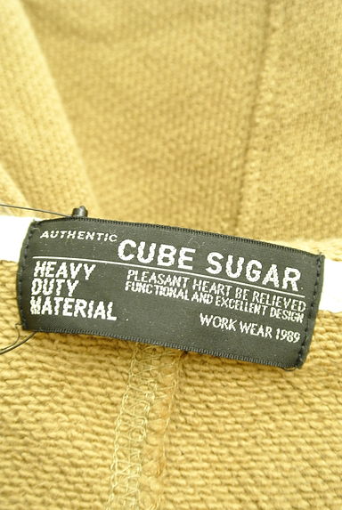CUBE SUGAR（キューブシュガー）の古着「ロールアップ袖ルーズパーカー（スウェット・パーカー）」大画像６へ