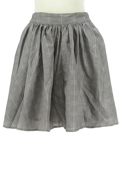 dazzlin（ダズリン）の古着「グレンチェックギャザーミニスカート（スカート）」大画像１へ