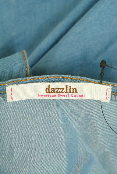 dazzlin（ダズリン）の古着「ダンガリーフリルノースリワンピース（キャミワンピース）」大画像６へ