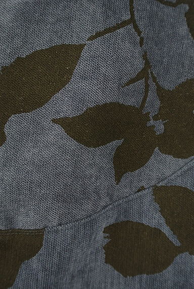 antiqua（アンティカ）の古着「花シルエットサロペットロングスカート（オーバーオール・サロペット）」大画像５へ