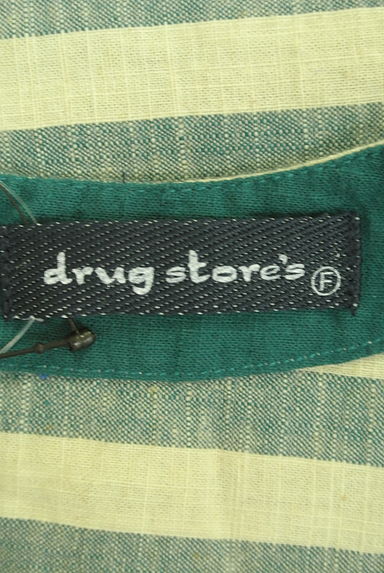 drug store's（ドラッグストアーズ）の古着「ボーダー×無地膝上丈ワンピース（ワンピース・チュニック）」大画像６へ