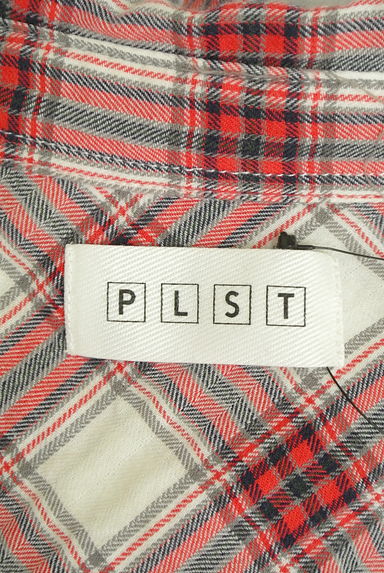 PLST（プラステ）の古着「シワ加工チェック柄２ＷＡＹシャツ（カジュアルシャツ）」大画像６へ