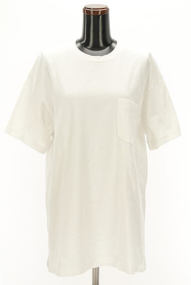 PLST（プラステ）の古着「オーバーシルエット白Tシャツ（カットソー・プルオーバー）」大画像１へ