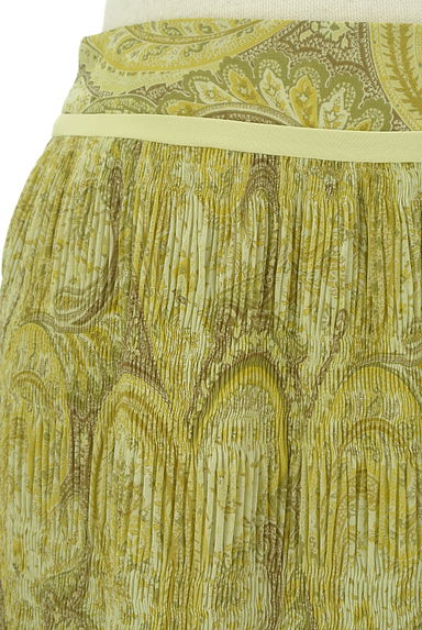 LUI CHANTANT（ルイシャンタン）の古着「膝下丈ラメペイズリー柄シフォンスカート（スカート）」大画像４へ