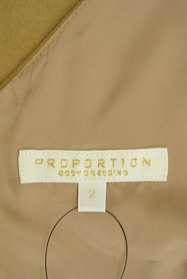 PROPORTION BODY DRESSING（プロポーションボディ ドレッシング）の古着「Vネックフェイクスウェードミニジャンスカ（キャミワンピース）」大画像６へ