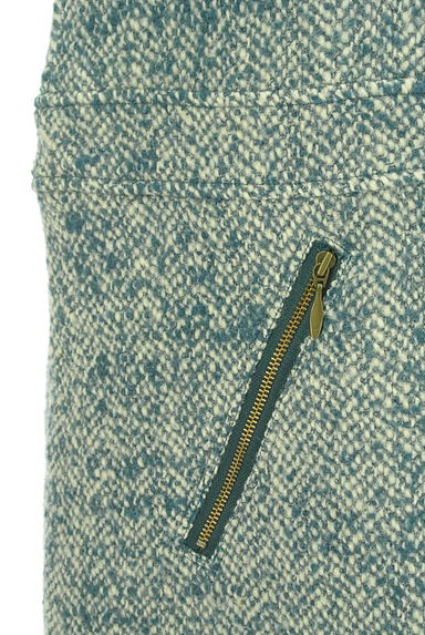 LOUNIE（ルーニィ）の古着「ミックスウール膝上ジャンパースカート（キャミワンピース）」大画像５へ