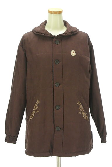 drug store's（ドラッグストアーズ）の古着「ナチュラル刺繍のミドル丈中綿コート（コート）」大画像１へ