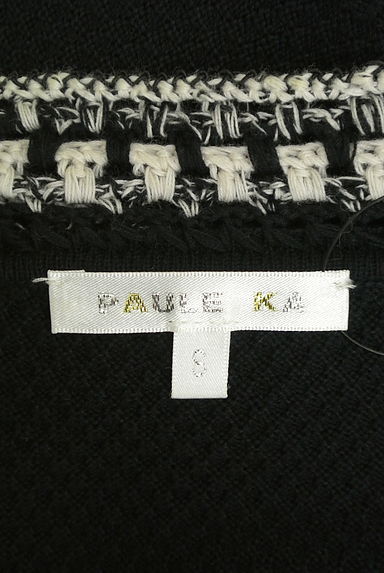 PAULE KA（ポールカ）の古着「バイカラー刺繍美フレアミモレワンピ（ワンピース・チュニック）」大画像６へ