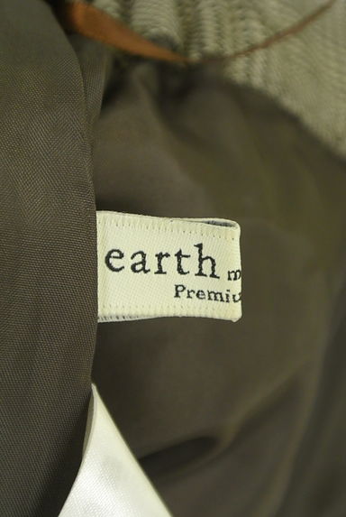 earth music&ecology（アースミュージック＆エコロジー）の古着「お花ビジューの膝下チェックスカート（スカート）」大画像６へ