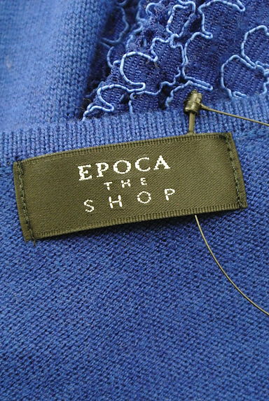 EPOCA THE SHOP（エポカ ザ ショップ）の古着「ヘルシーレース切替カラーニット（ニット）」大画像６へ