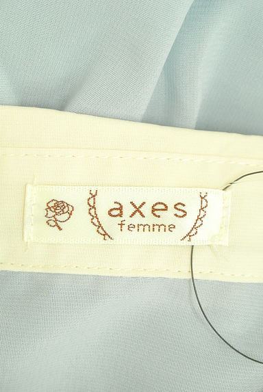 axes femme（アクシーズファム）の古着「配色とろみロングシャツワンピース（カジュアルシャツ）」大画像６へ