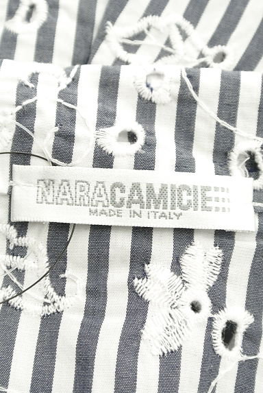 NARA CAMICIE（ナラカミーチェ）の古着「袖リボンカットワークブラウス（ブラウス）」大画像６へ