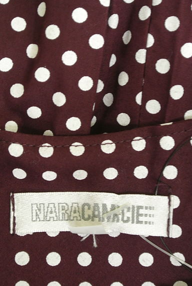 NARA CAMICIE（ナラカミーチェ）の古着「立ち衿ドット柄シャツ（ブラウス）」大画像６へ