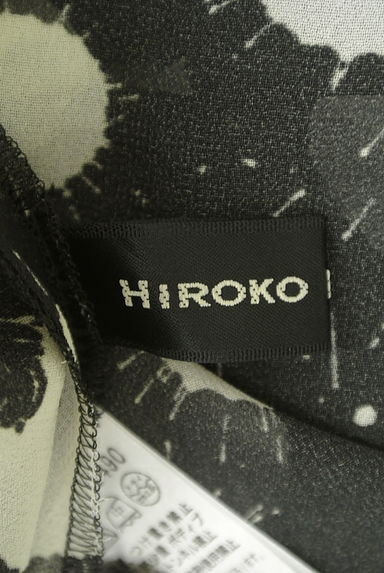 HIROKO KOSHINO（ヒロココシノ）の古着「総柄シースルーロングブラウス（ブラウス）」大画像６へ