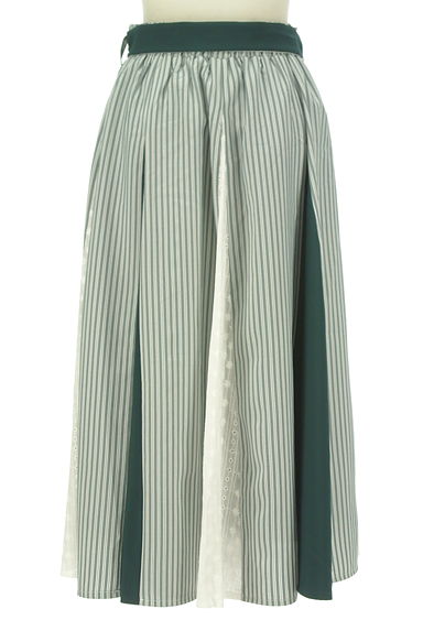 axes femme（アクシーズファム）の古着「ストライプパッチワークロングスカート（ロングスカート・マキシスカート）」大画像２へ