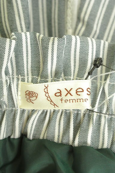 axes femme（アクシーズファム）の古着「ストライプパッチワークロングスカート（ロングスカート・マキシスカート）」大画像６へ