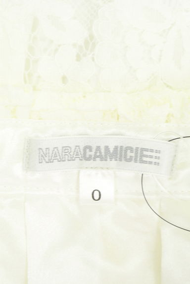 NARA CAMICIE（ナラカミーチェ）の古着「膝丈タック総レーススカート（スカート）」大画像６へ