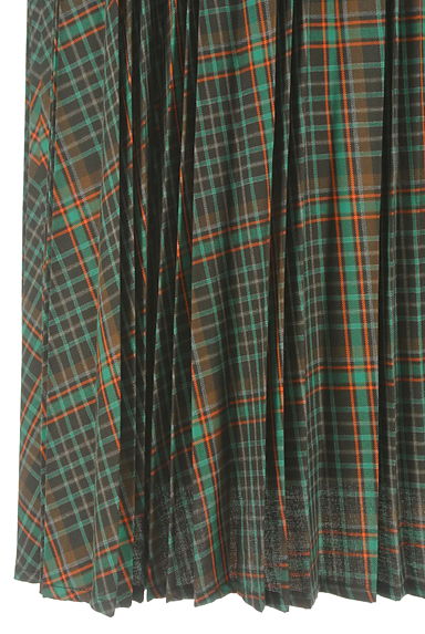 MAKELET LYON（メイクレットリヨン）の古着「ボックスプリーツチェック柄ロングスカート（ロングスカート・マキシスカート）」大画像５へ