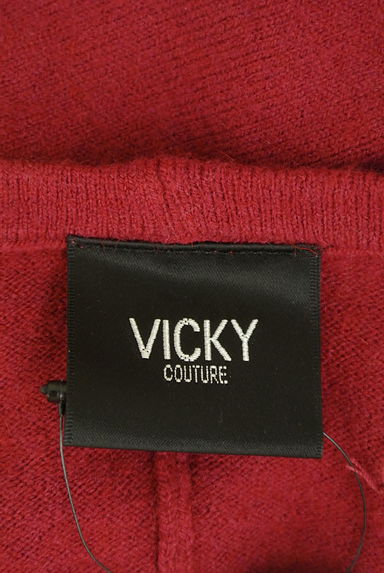 VICKY（ビッキー）の古着「パール＆ビジュー付きニットカーディガン（カーディガン・ボレロ）」大画像６へ