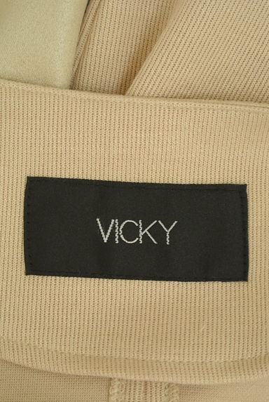 VICKY（ビッキー）の古着「異素材切替オープンノーカラージャケット（ジャケット）」大画像６へ