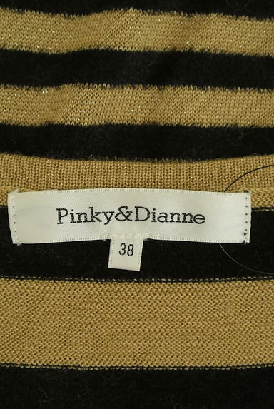Pinky＆Dianne（ピンキー＆ダイアン）の古着「ふわふわボーダー５分袖ラメニット（ニット）」大画像６へ