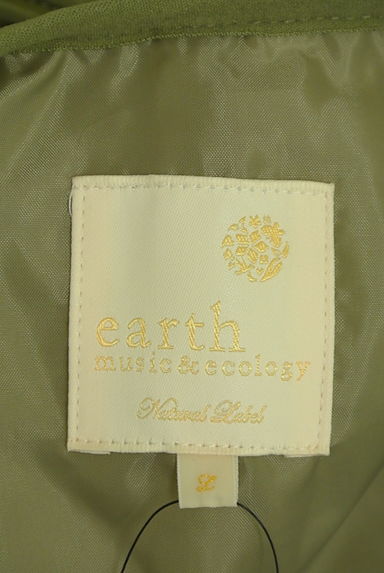 earth music&ecology（アースミュージック＆エコロジー）の古着「シンプルロングキルティングコート（コート）」大画像６へ