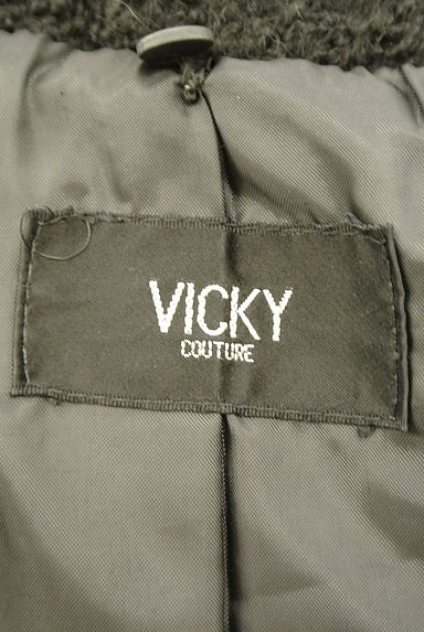 VICKY（ビッキー）の古着「華やかファー衿ライダーズ風ジャケット（ブルゾン・スタジャン）」大画像６へ