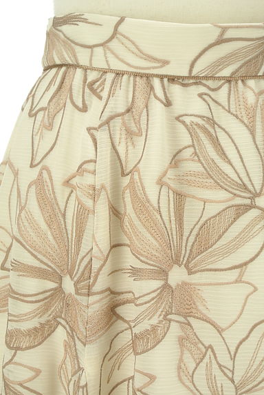 Apuweiser riche（アプワイザーリッシェ）の古着「花刺繍シアーロングスカート（ロングスカート・マキシスカート）」大画像４へ