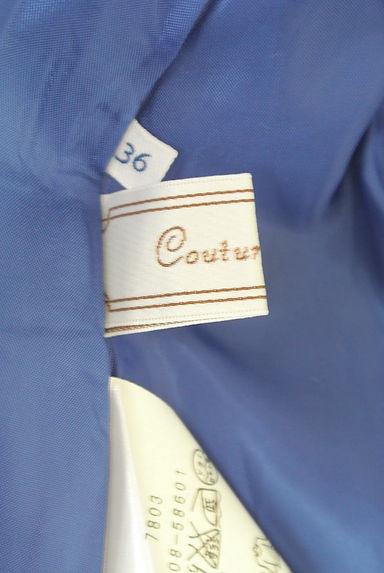 Couture Brooch（クチュールブローチ）の古着「膝上丈タックフリル袖チェック柄ワンピ（ワンピース・チュニック）」大画像６へ