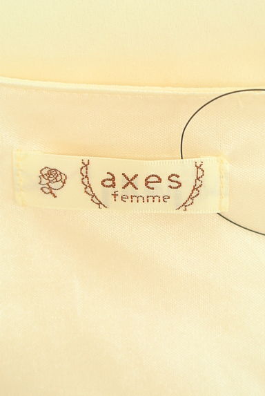 axes femme（アクシーズファム）の古着「花刺繍入りシアー袖シフォンカットソー（カットソー・プルオーバー）」大画像６へ